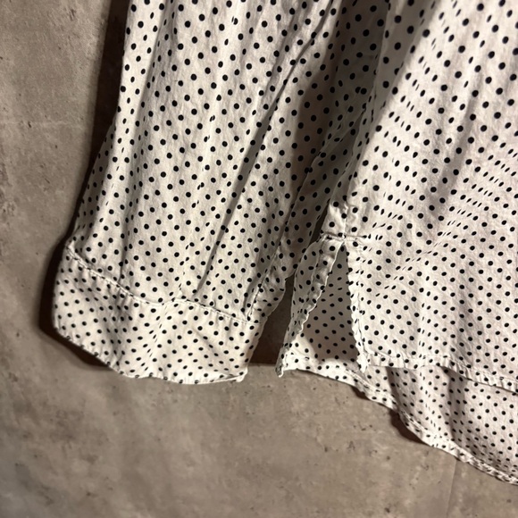Chico's White and Black Button Down Shirt - Picture 2 of 9